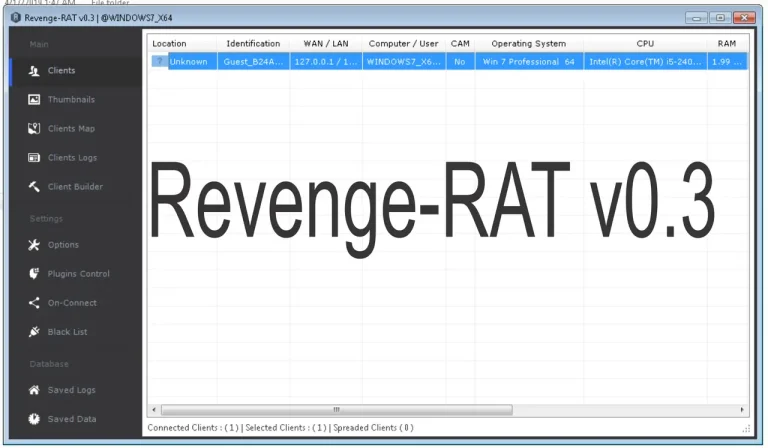 Revenge-RAT v0.3 Cracked