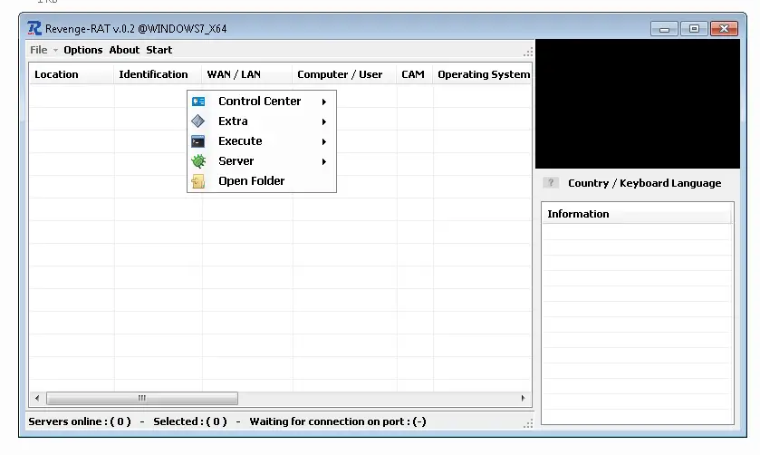 Revenge RAT V 0.2 with Tutorial