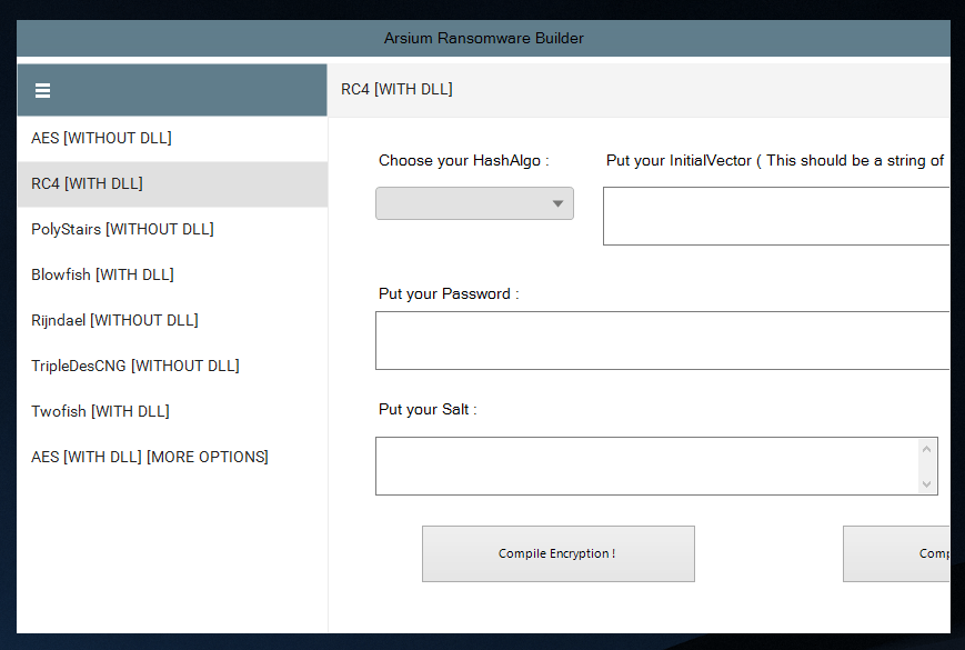 Arsium Ransomware Builder 2024