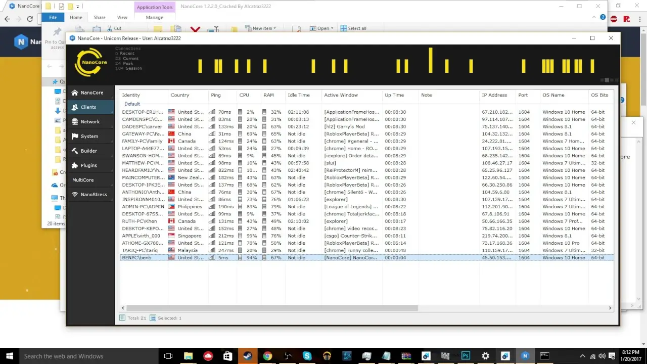 NANOCORE RAT 1.2.2.0 with all plugins CRACKED