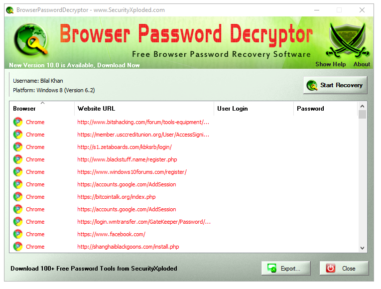 Browser Password Decryptor 2025