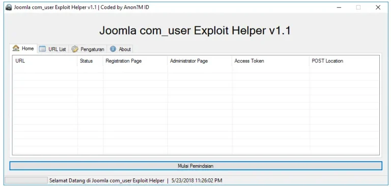 Joomla user Exploit Helper v1.1
