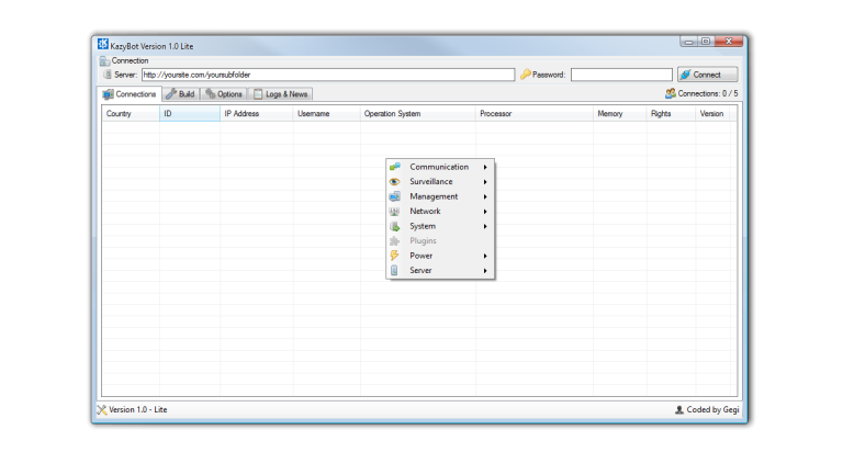 KazyBot Lite PHP RAT 2025