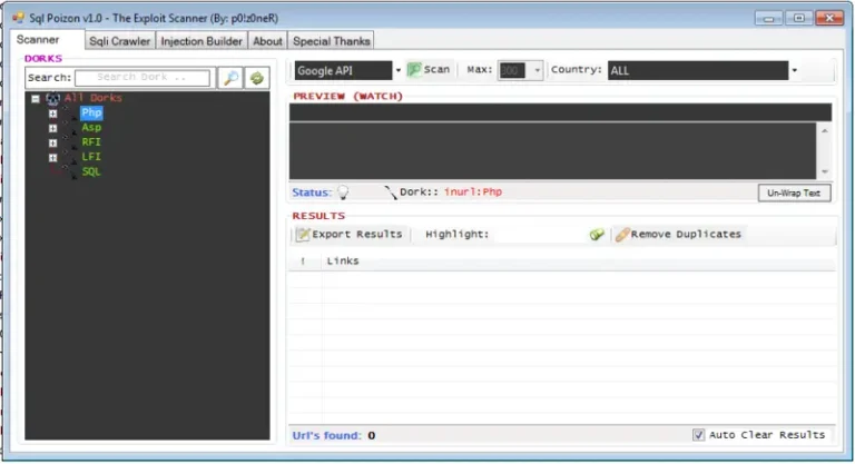 Sql Poison v1.0 The Exploit Scanner
