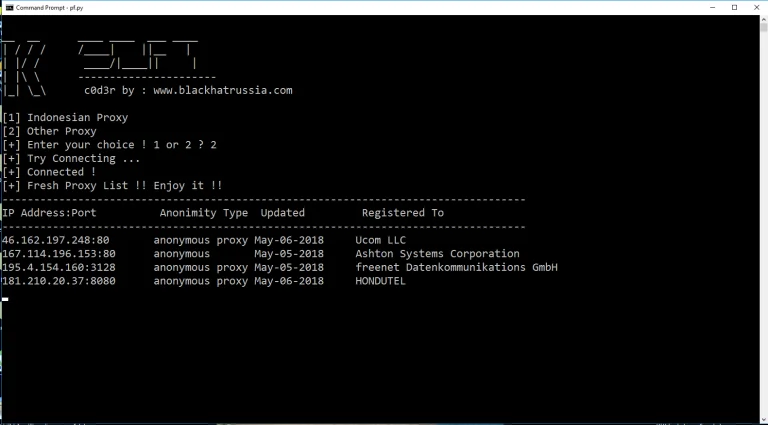python proxy finder 2025