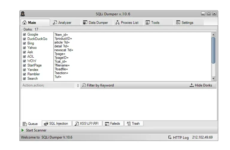 SQLi Dumper V 10.6