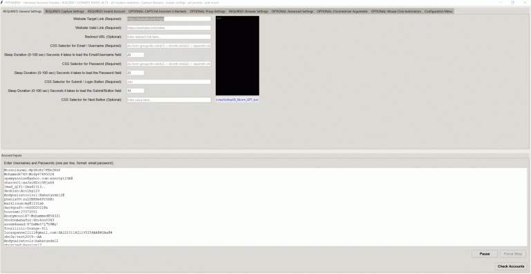ULTIMATE Account Checker v8.13